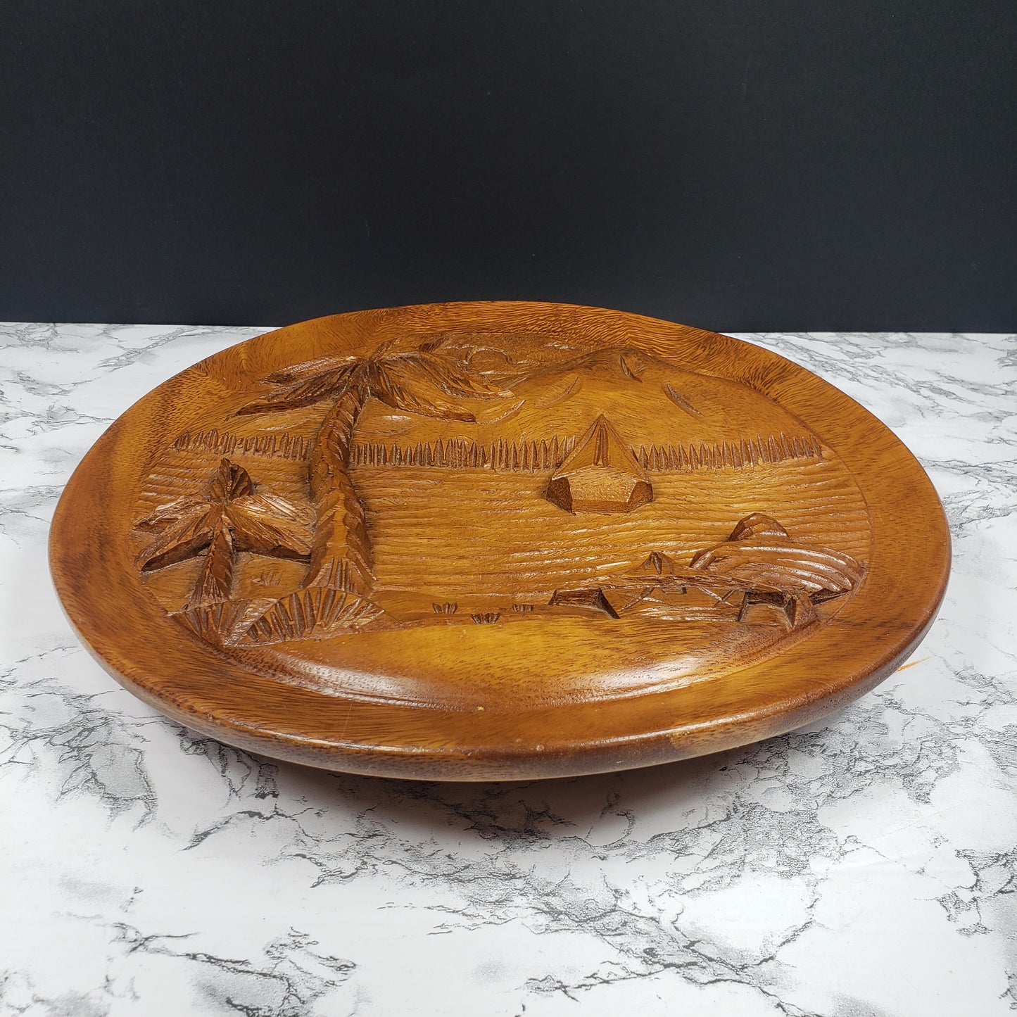 Tiki Bar Decor Hand Carved Vintage