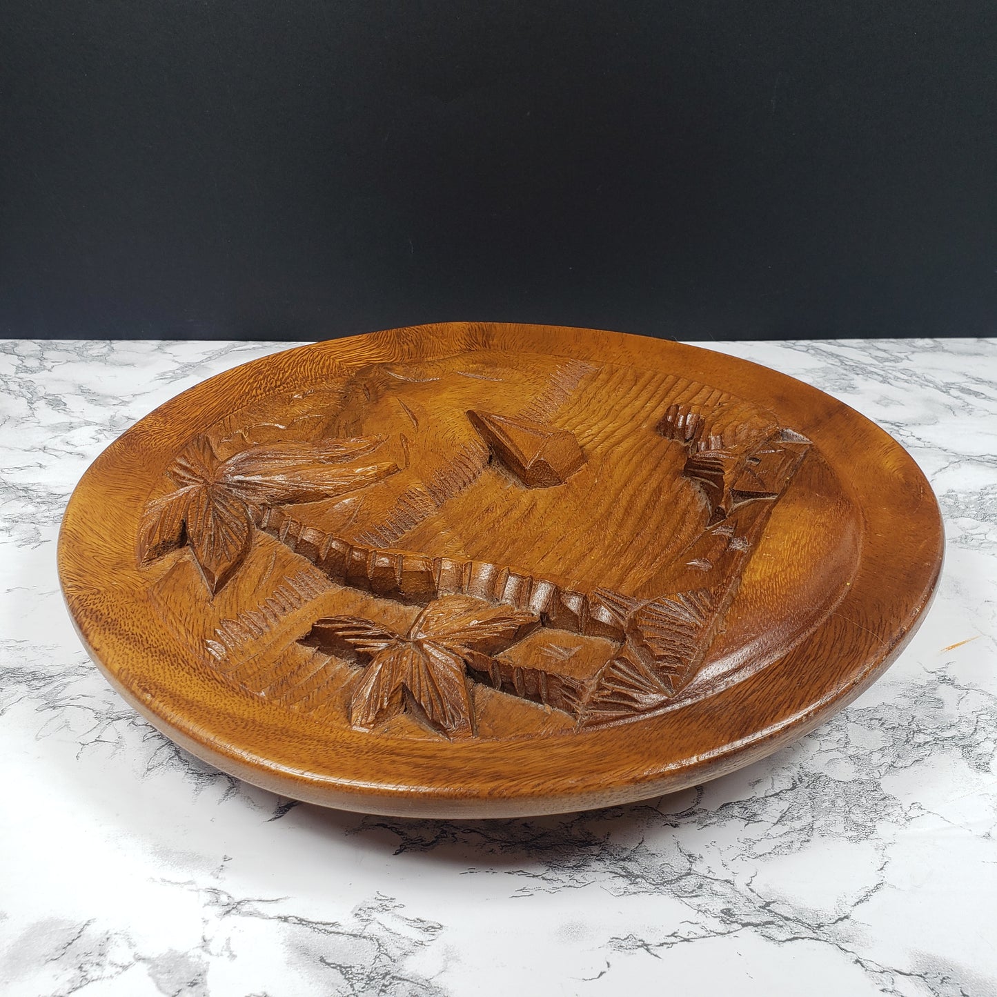 Tiki Bar Decor Hand Carved Vintage