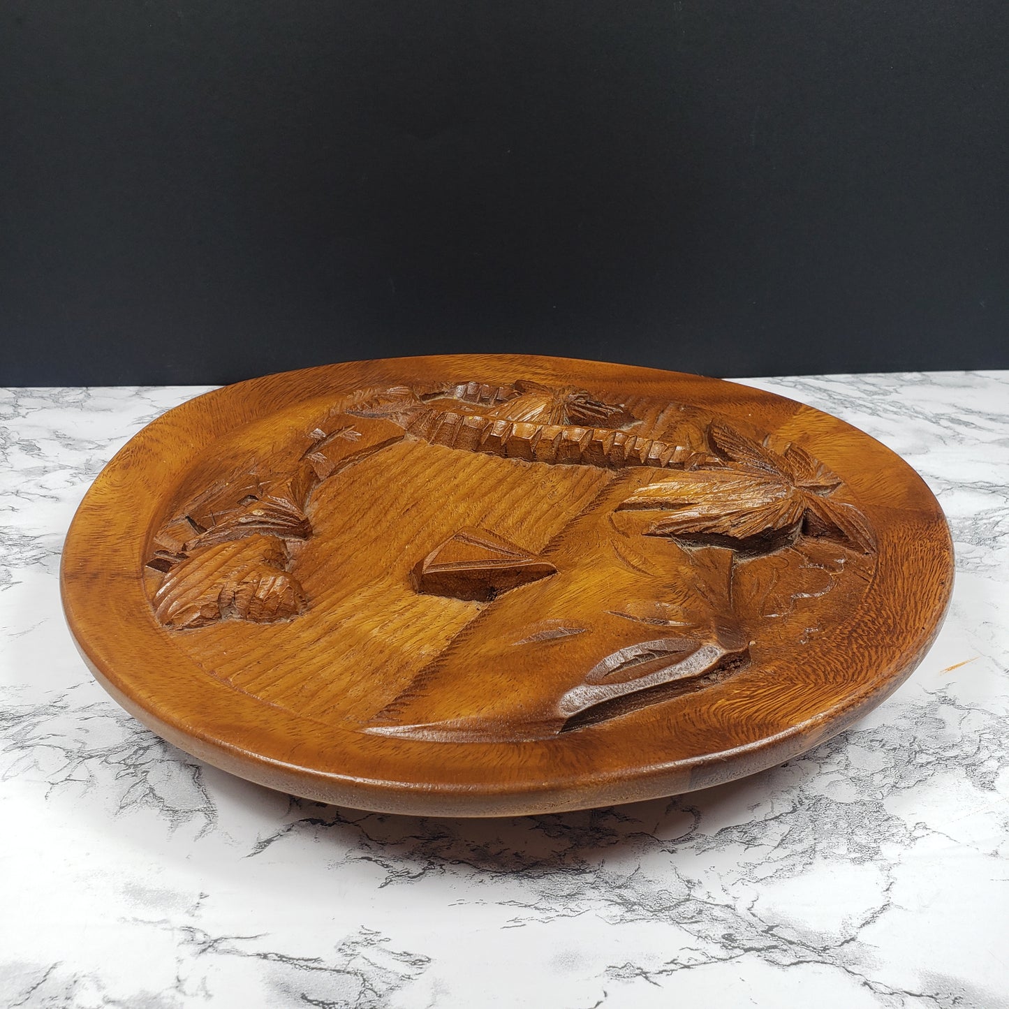 Tiki Bar Decor Hand Carved Vintage