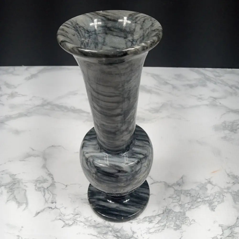 Handmade Koi Stone Vase ( Vintage ) Decor