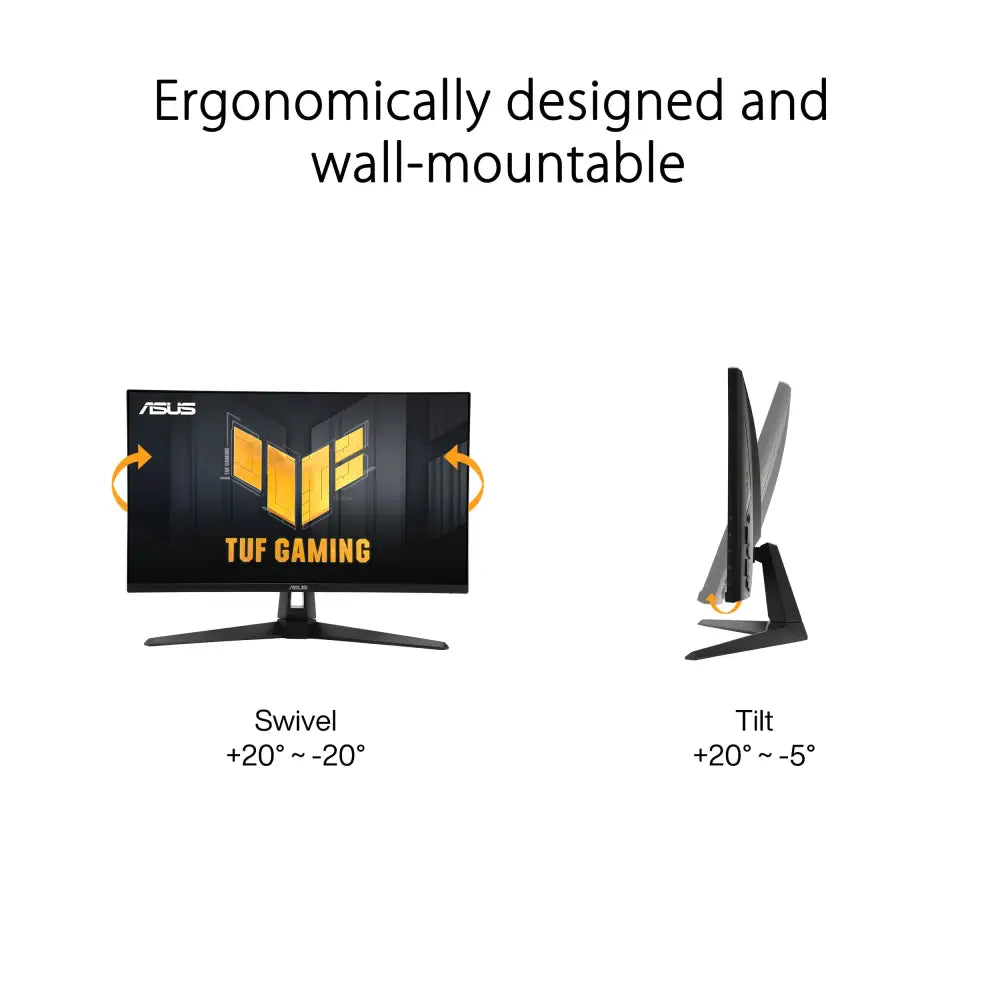 Asuaa Asus Tuf Gaming 27ββ 1440P Hdr Monitor (Vg27Aq3A) - Qhd (2560X1440) 180Hz 1Ms Fast Ips