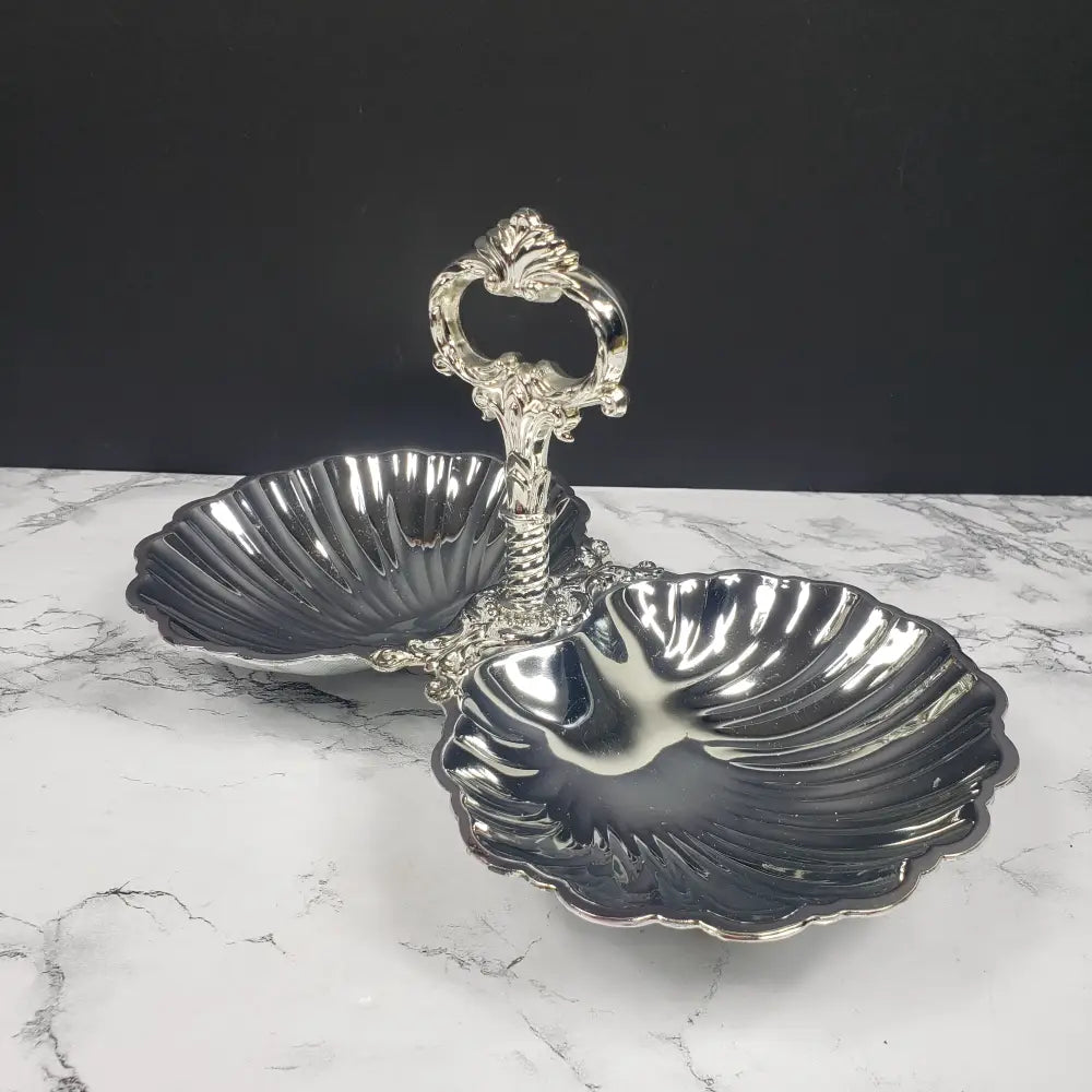 Bon Tray New Silver Plated Vintage Decor