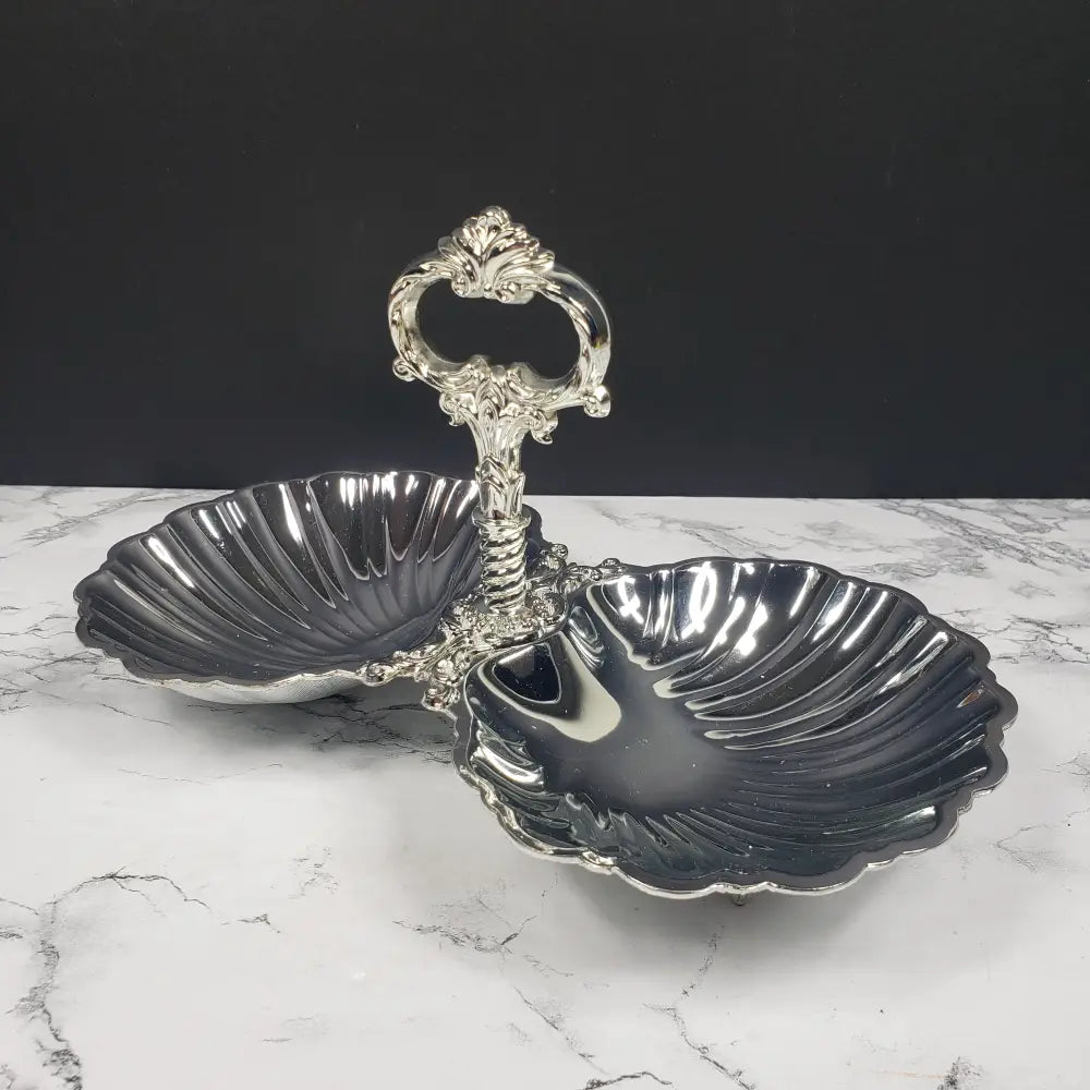 Bon Tray New Silver Plated Vintage Decor