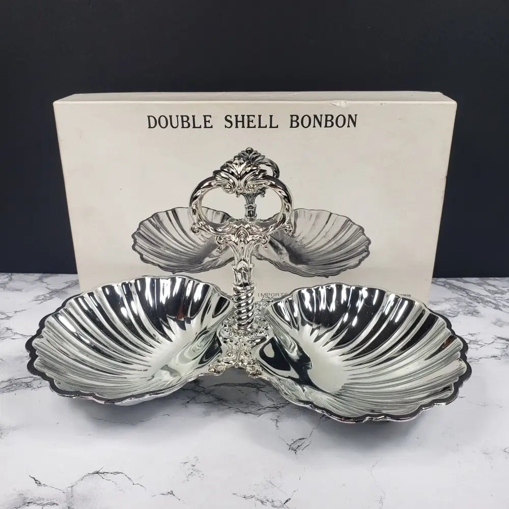 Bon Tray New Silver Plated Vintage Decor