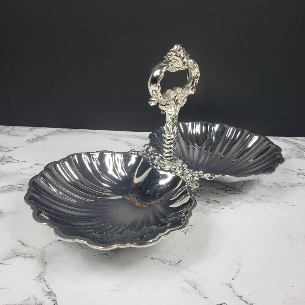 Bon Tray New Silver Plated Vintage Decor