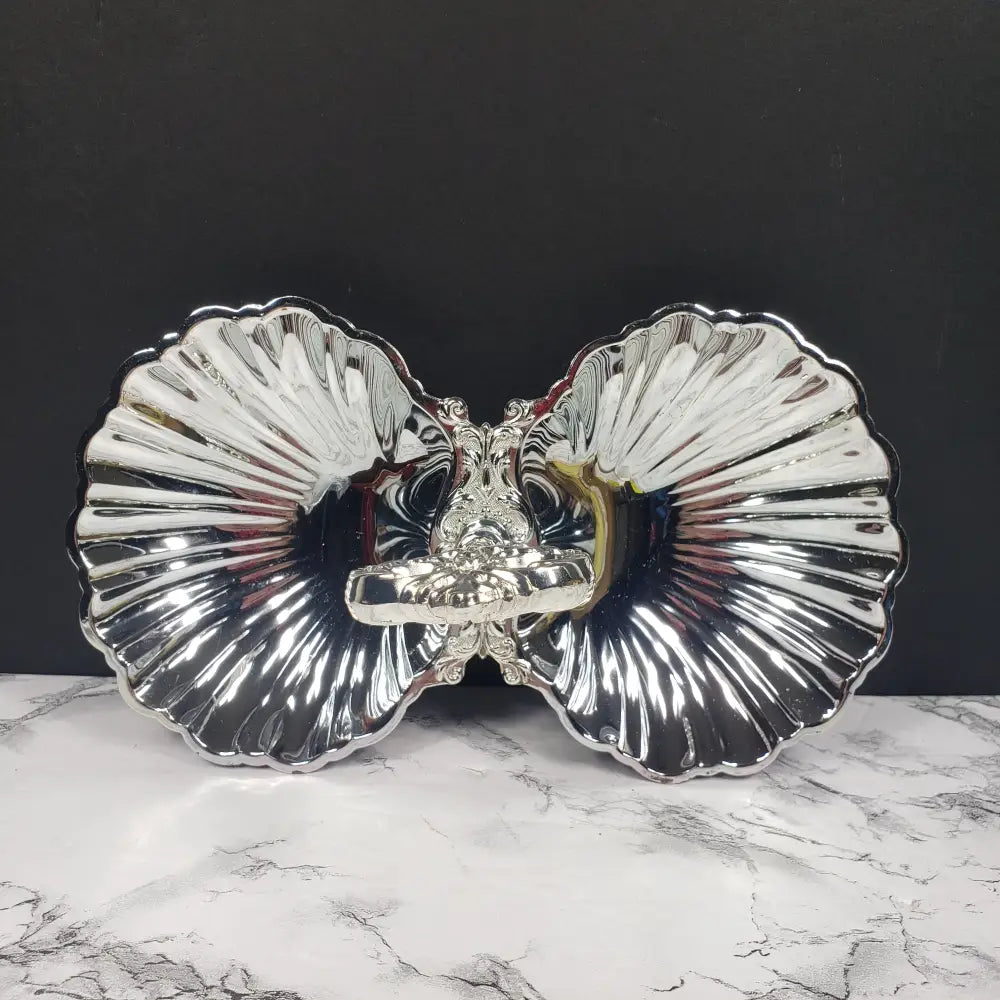 Bon Tray New Silver Plated Vintage Decor