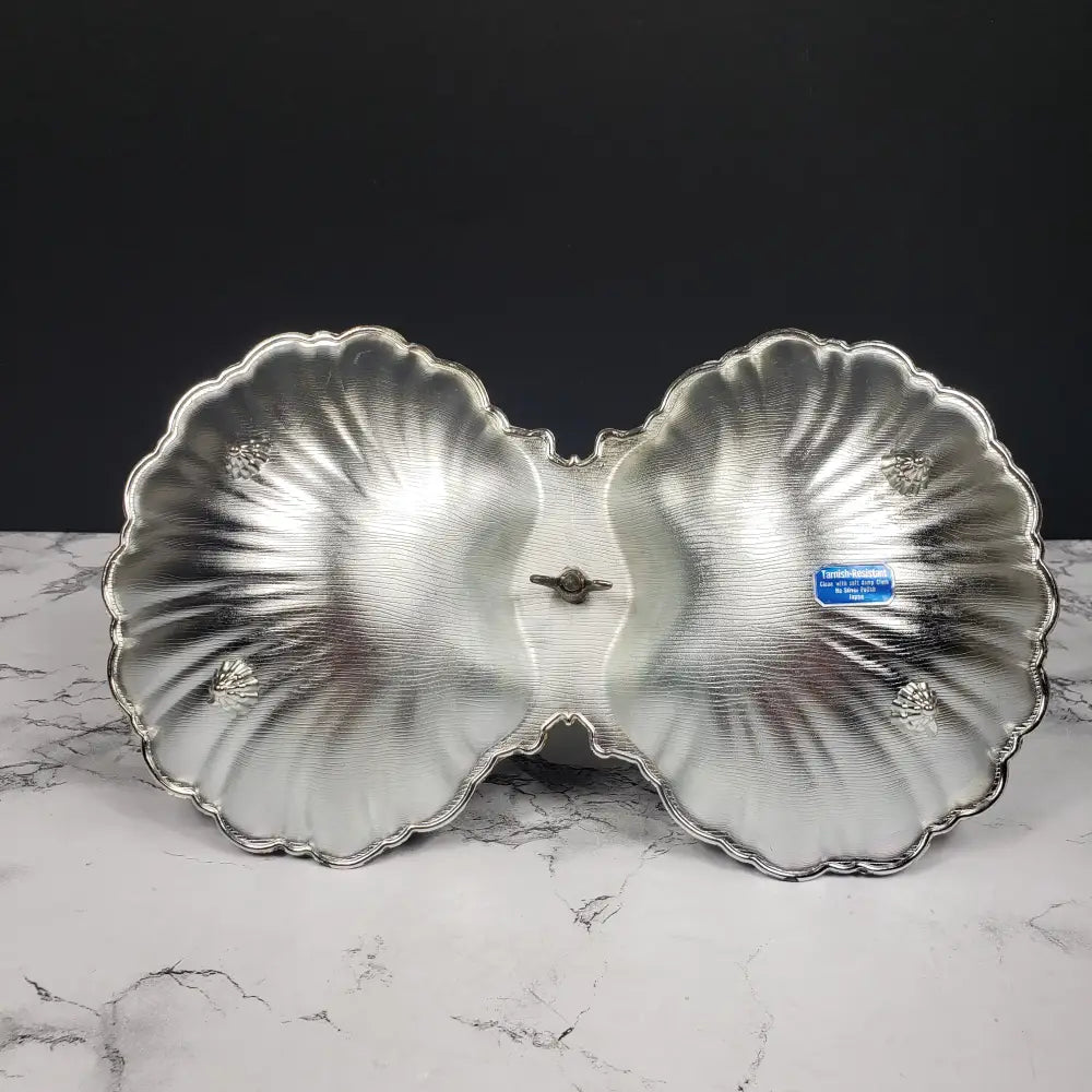 Bon Tray New Silver Plated Vintage Decor