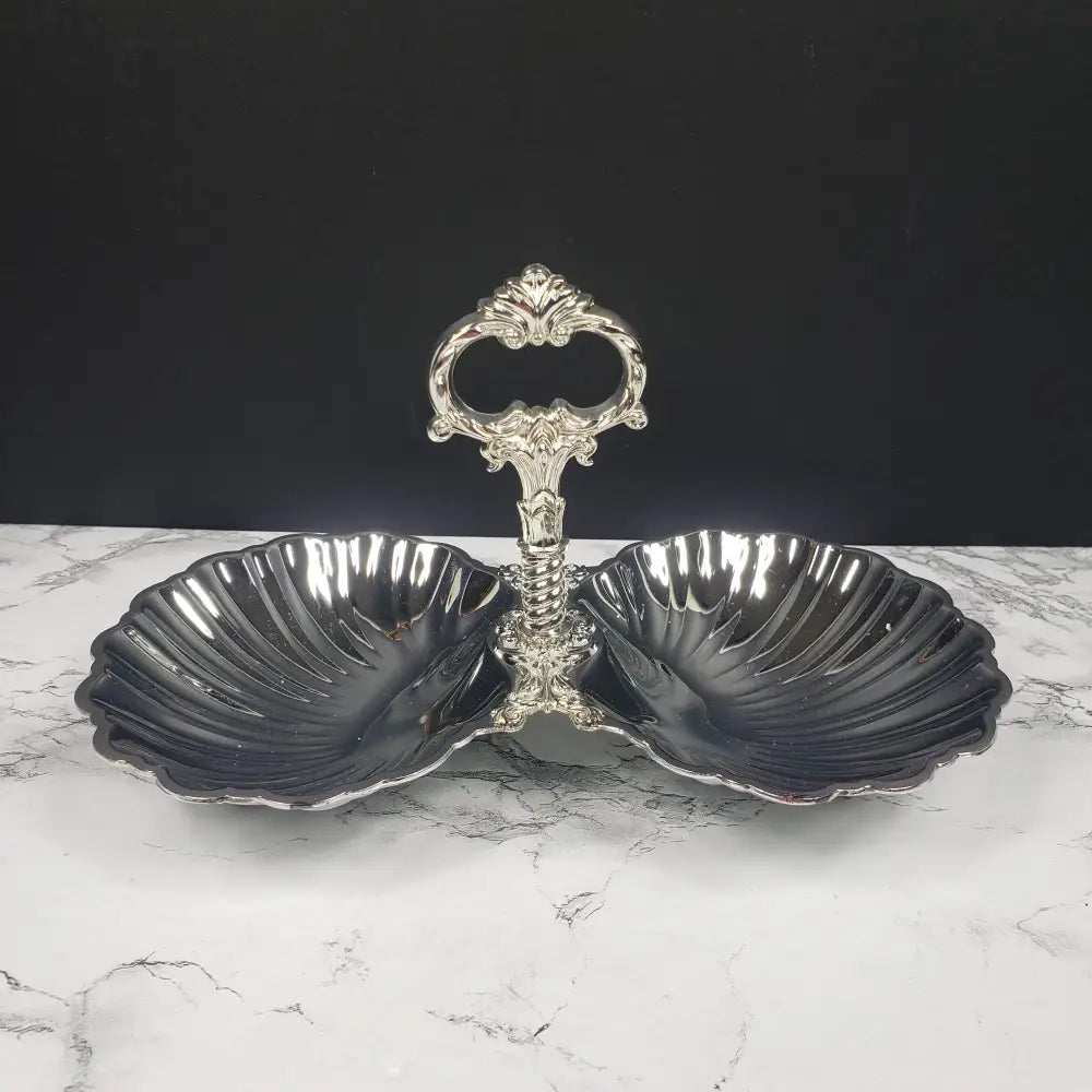 Bon Tray New Silver Plated Vintage Decor