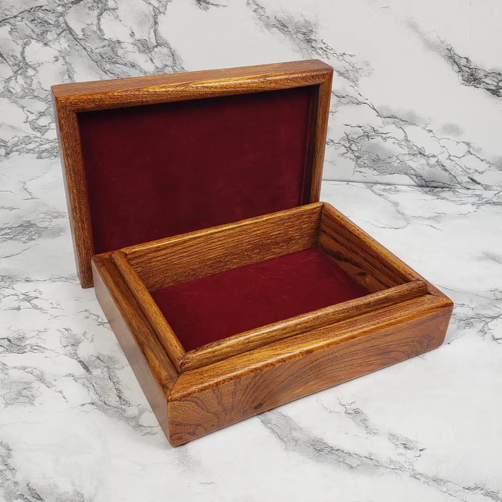 Bridger Trading Wood Box Lidded Ducks Vintage Home & Garden
