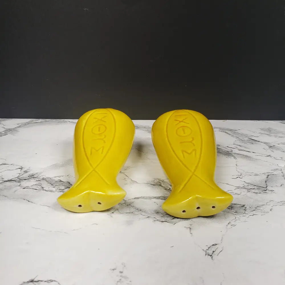 Christian Salt Pepper Shakers Vintage Decor