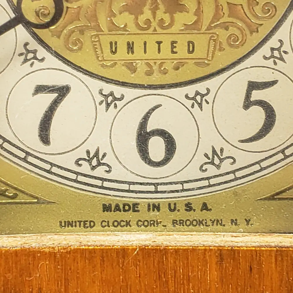 Clock United Wall Mantle Electric Grandfather Style Vintage Clocks