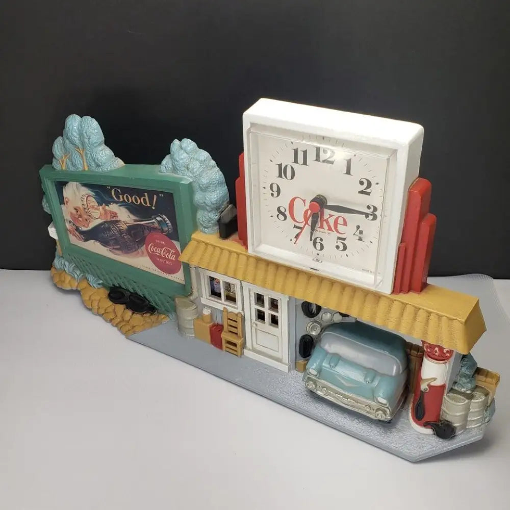 Coca Cola Clock Burwood Garage Vintage Decor