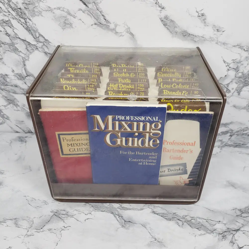 Complete Mixed Drink And Hors Doeuvre Guide Set Vintage Collectibles