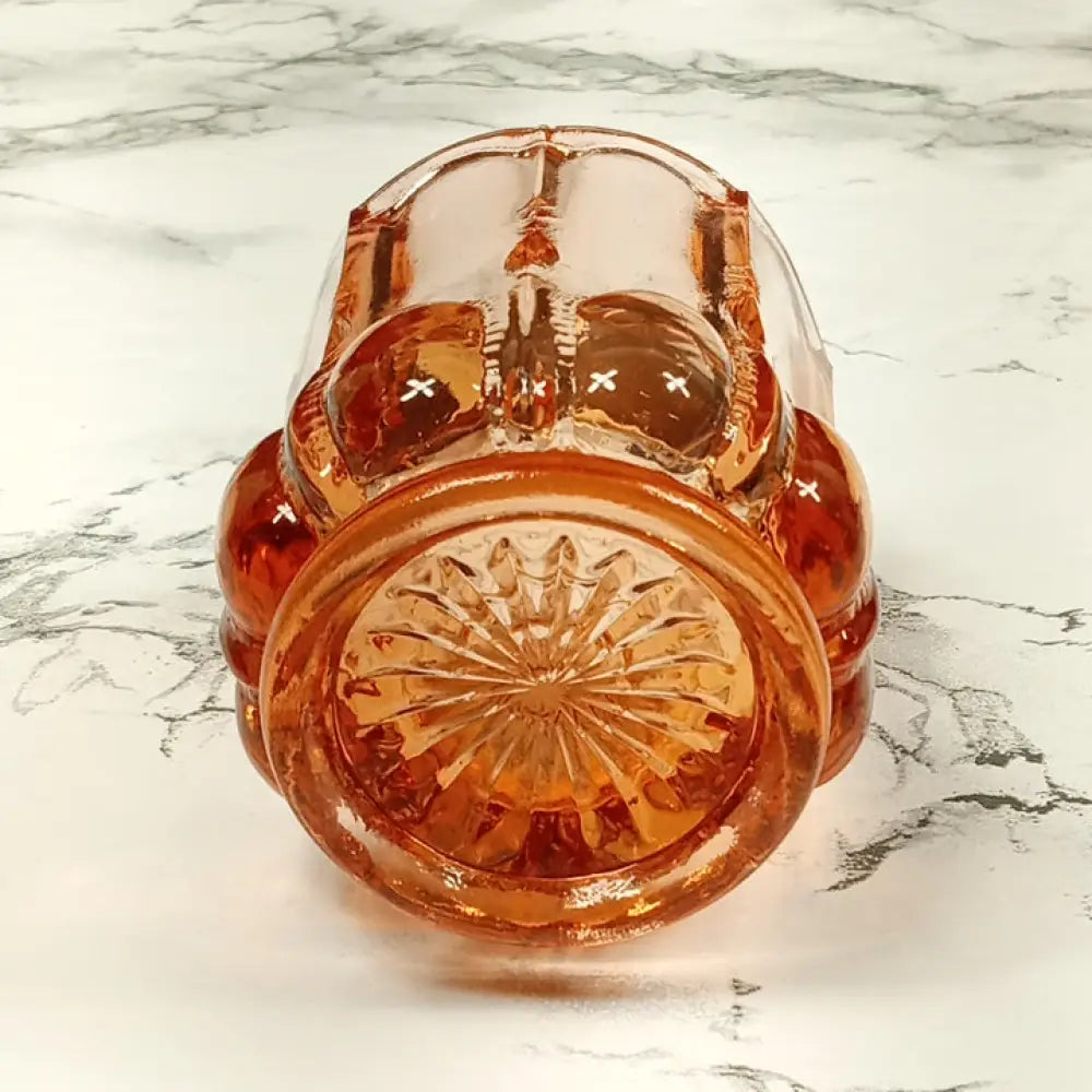 Degenhart Glass Beaded Oval Trinket Toothpick Paperweight Vintage Decor