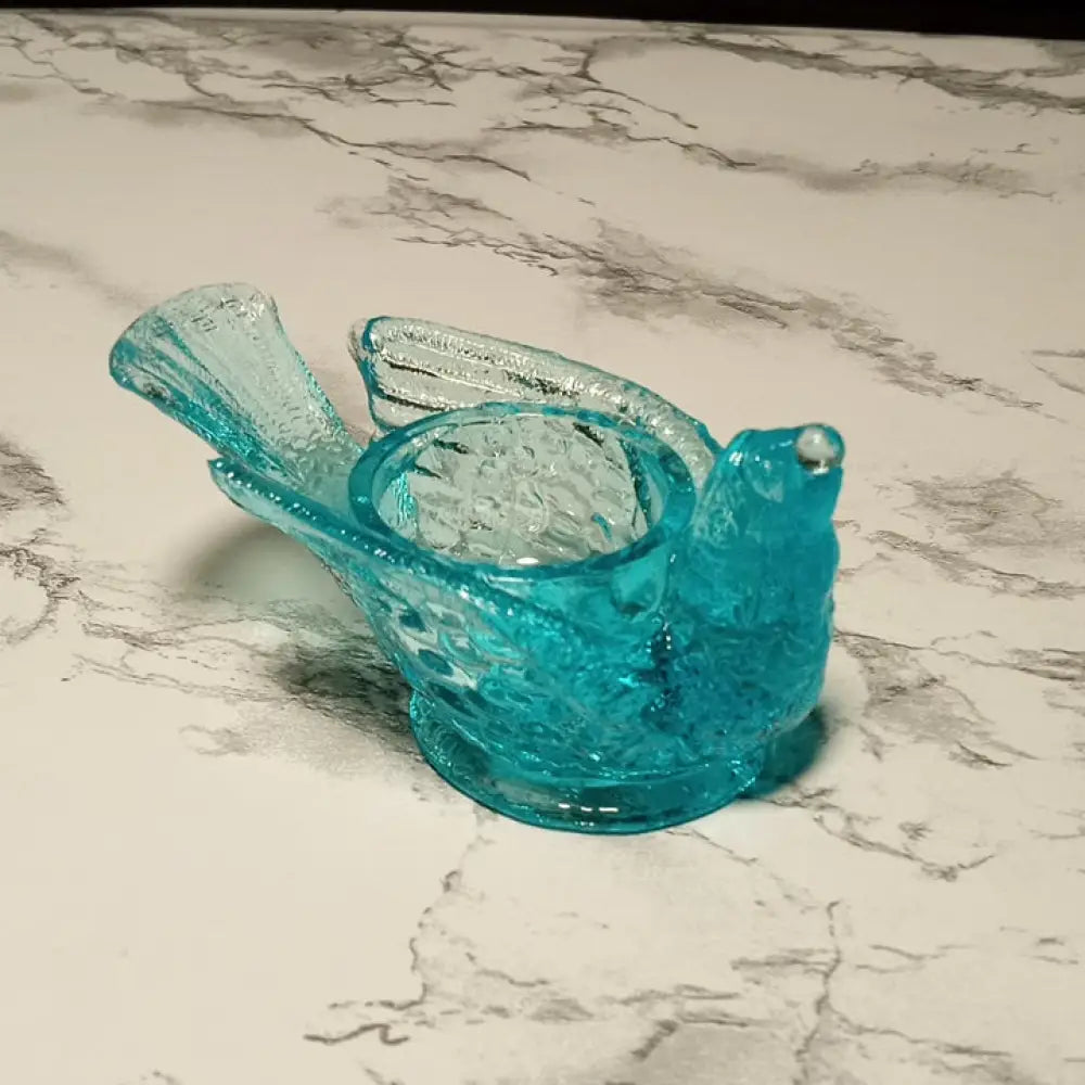 Degenhart Glass Bird Vanity Ring Dish ( Vintage ) Decor