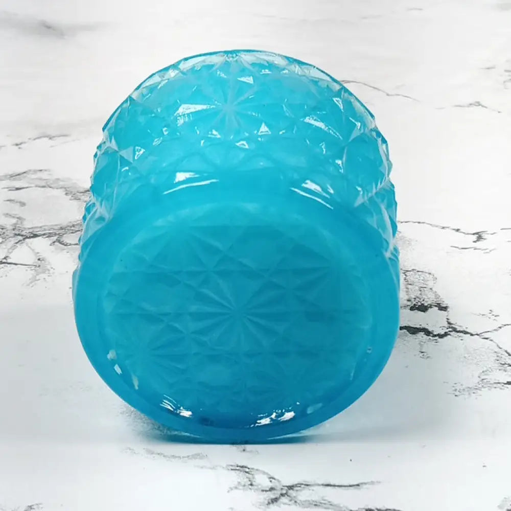 Degenhart Glass Daisy Button Trinket Paperweight Open Salt Vintage Decor