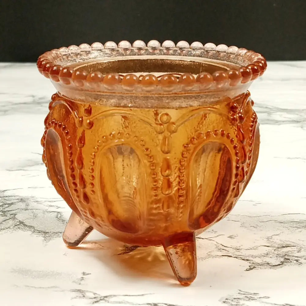 Degenhart Glass Gypsy Pot Trinket Toothpick Paperweight Vintage Decor