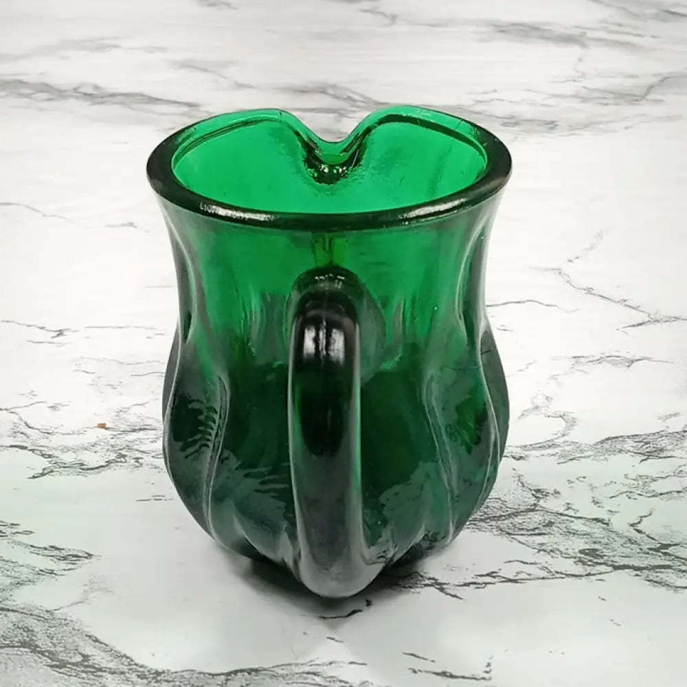 Degenhart Glass Mini Pitcher Trinket Paperweight Toothpick Vtg Decor