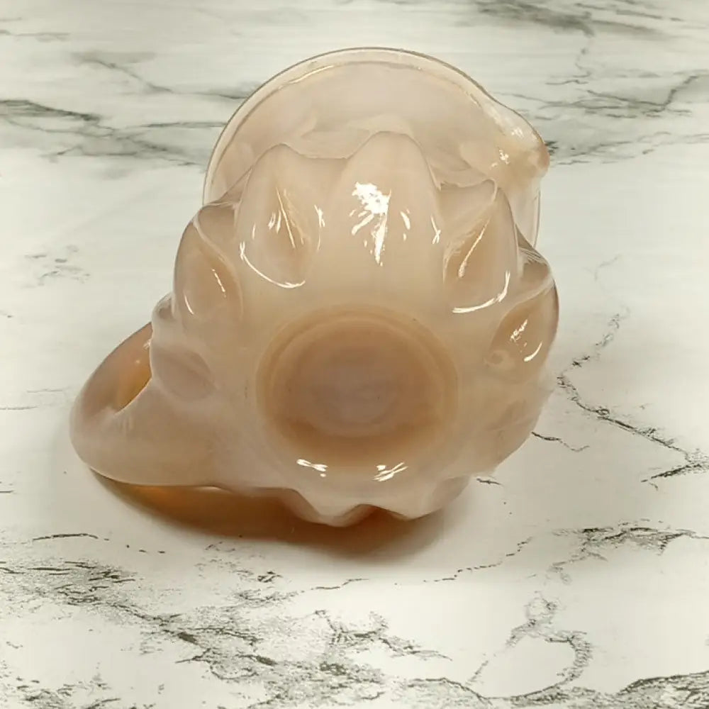 Degenhart Glass Mini Pitcher Trinket Paperweight Toothpick Vtg Decor