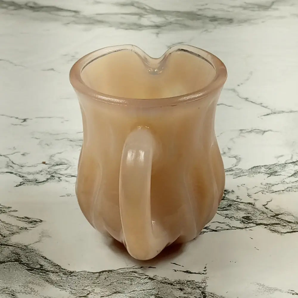 Degenhart Glass Mini Pitcher Trinket Paperweight Toothpick Vtg Decor