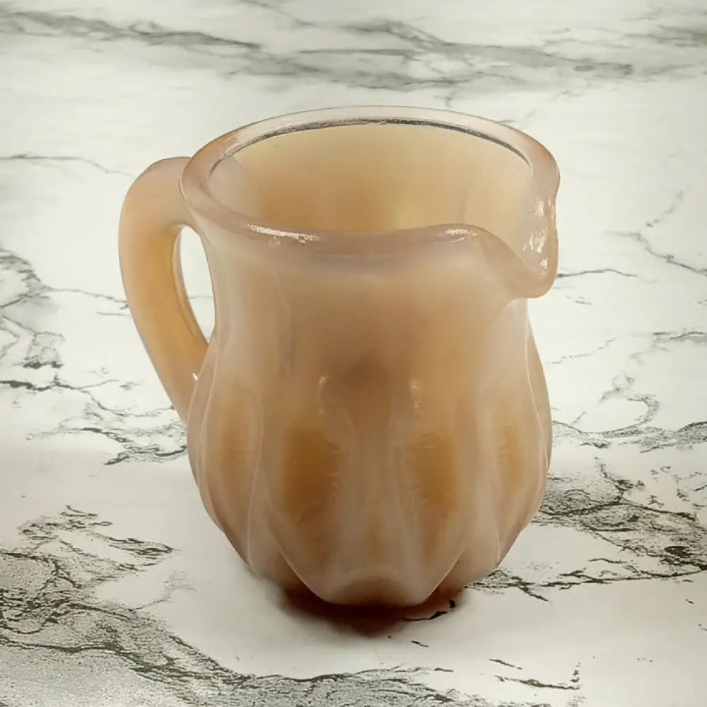 Degenhart Glass Mini Pitcher Trinket Paperweight Toothpick Vtg Decor