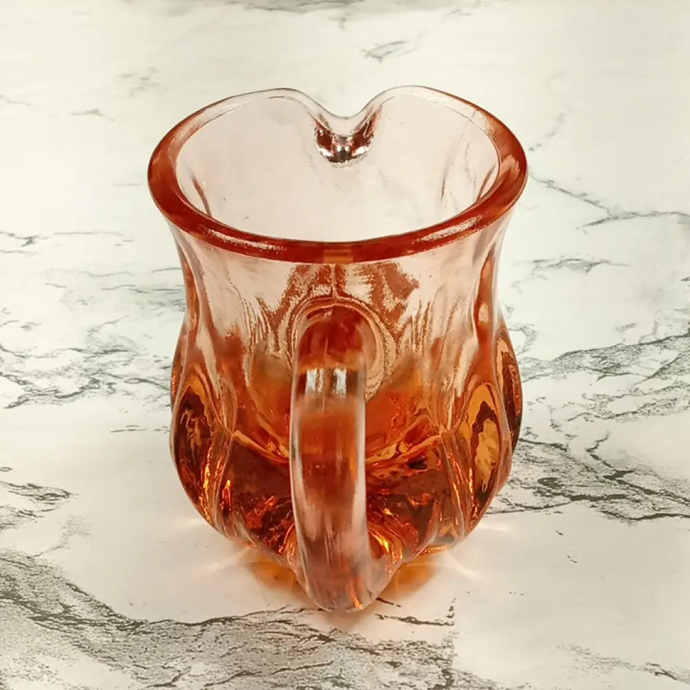 Degenhart Glass Mini Pitcher Trinket Paperweight Toothpick Vtg Decor