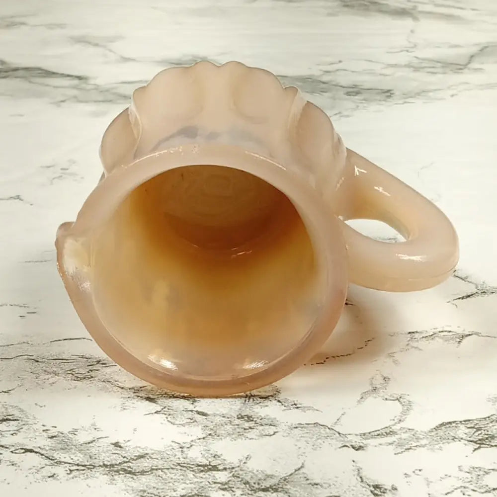 Degenhart Glass Mini Pitcher Trinket Paperweight Toothpick Vtg Decor