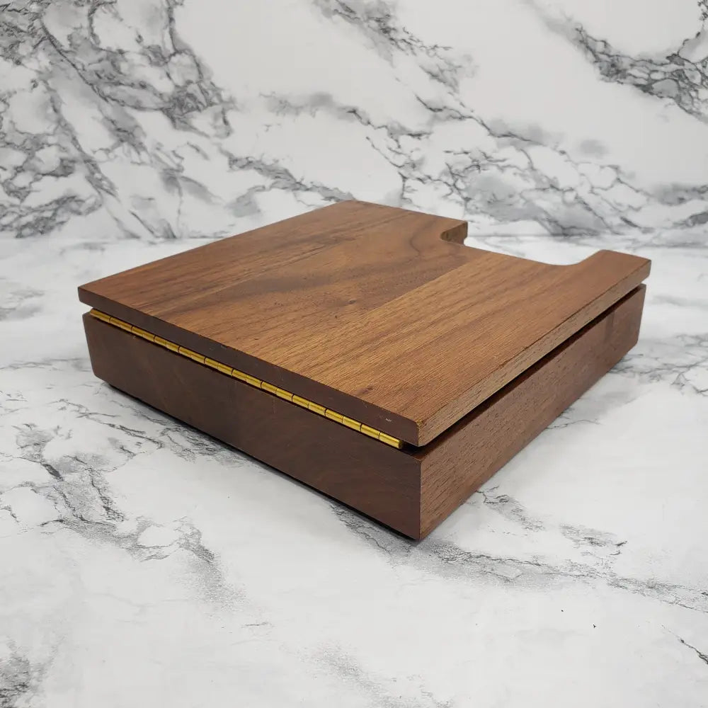 Desktop Organizer Solid Walnut Vintage Home & Garden
