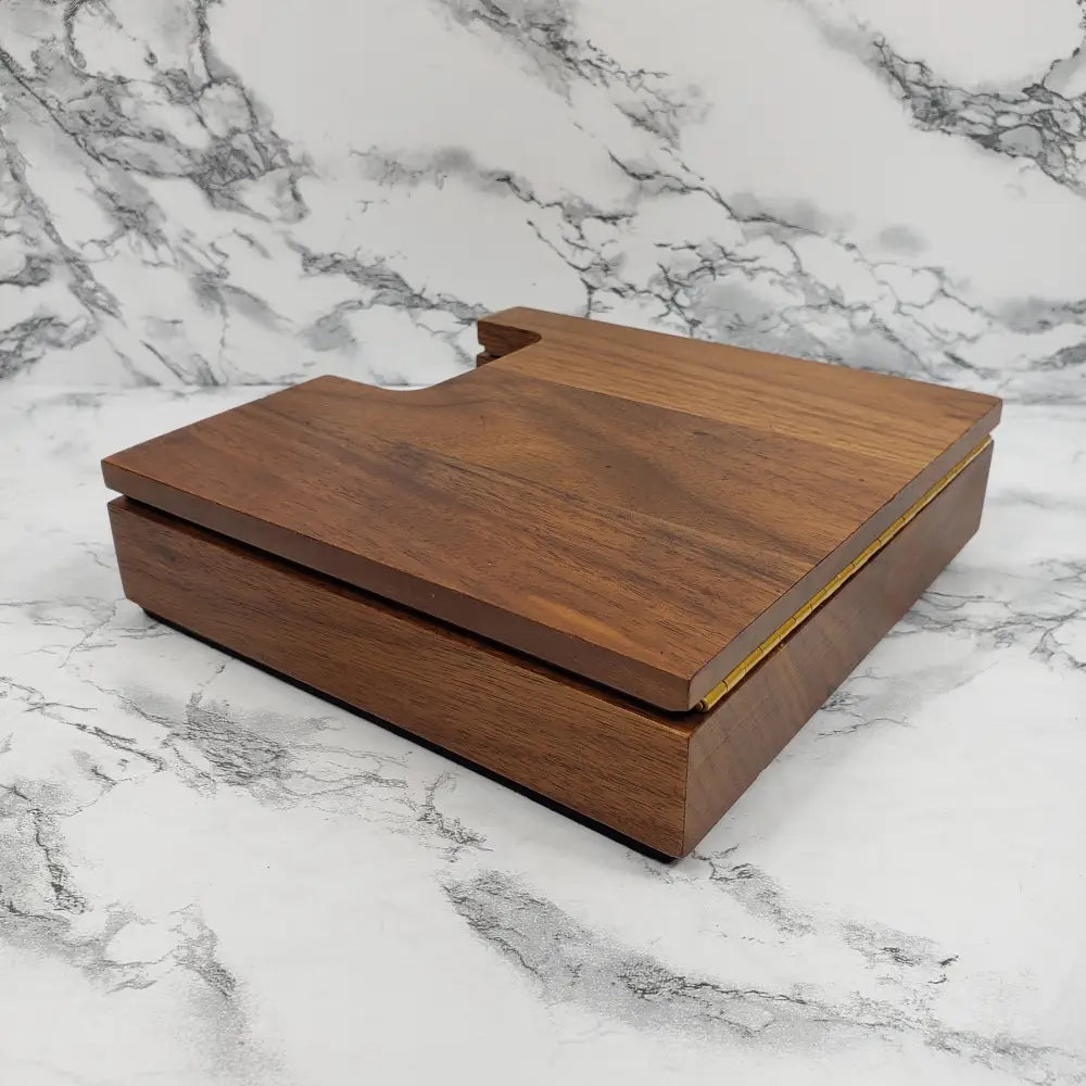 Desktop Organizer Solid Walnut Vintage Home & Garden