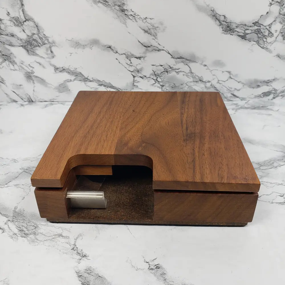 Desktop Organizer Solid Walnut Vintage Home & Garden