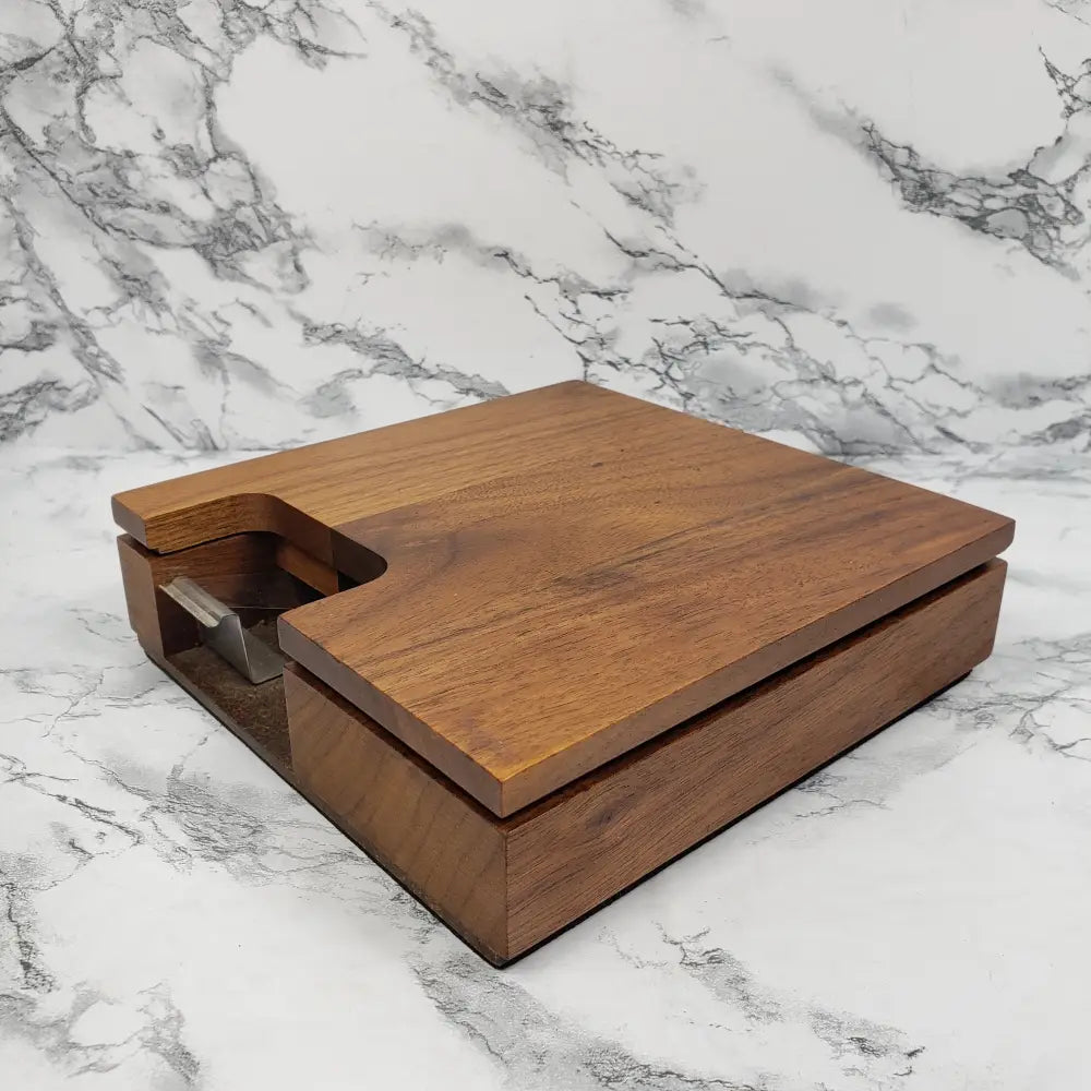 Desktop Organizer Solid Walnut Vintage Home & Garden