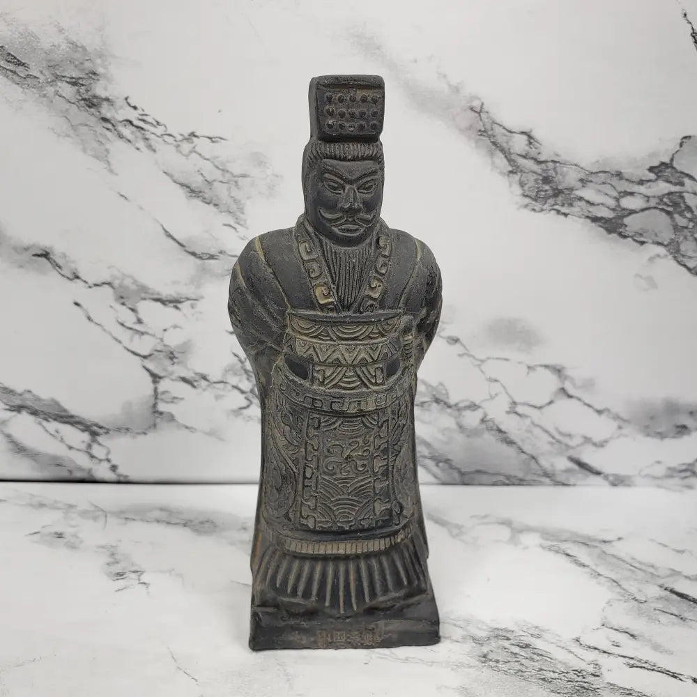 Emperor Qin Shi Huang Soldier Figurine Set Vintage Decor