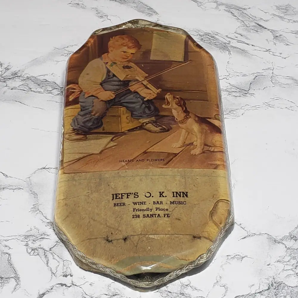 Handmade Epoxy Bar Folk Art (Vintage) Decor