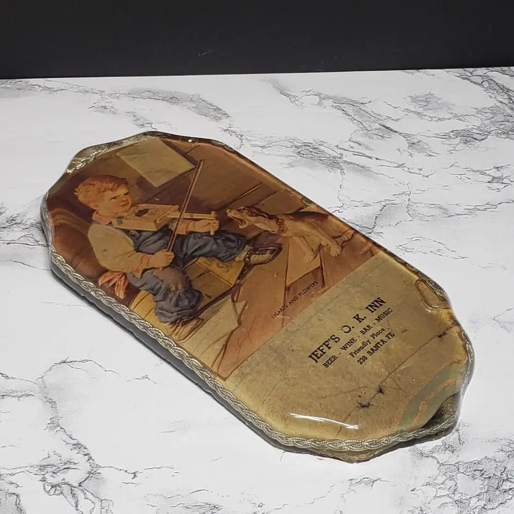 Handmade Epoxy Bar Folk Art (Vintage) Decor