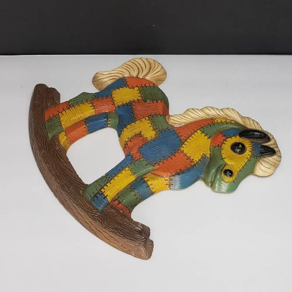 Foam Craft Patchwork Rocking Horse Vintage Decor