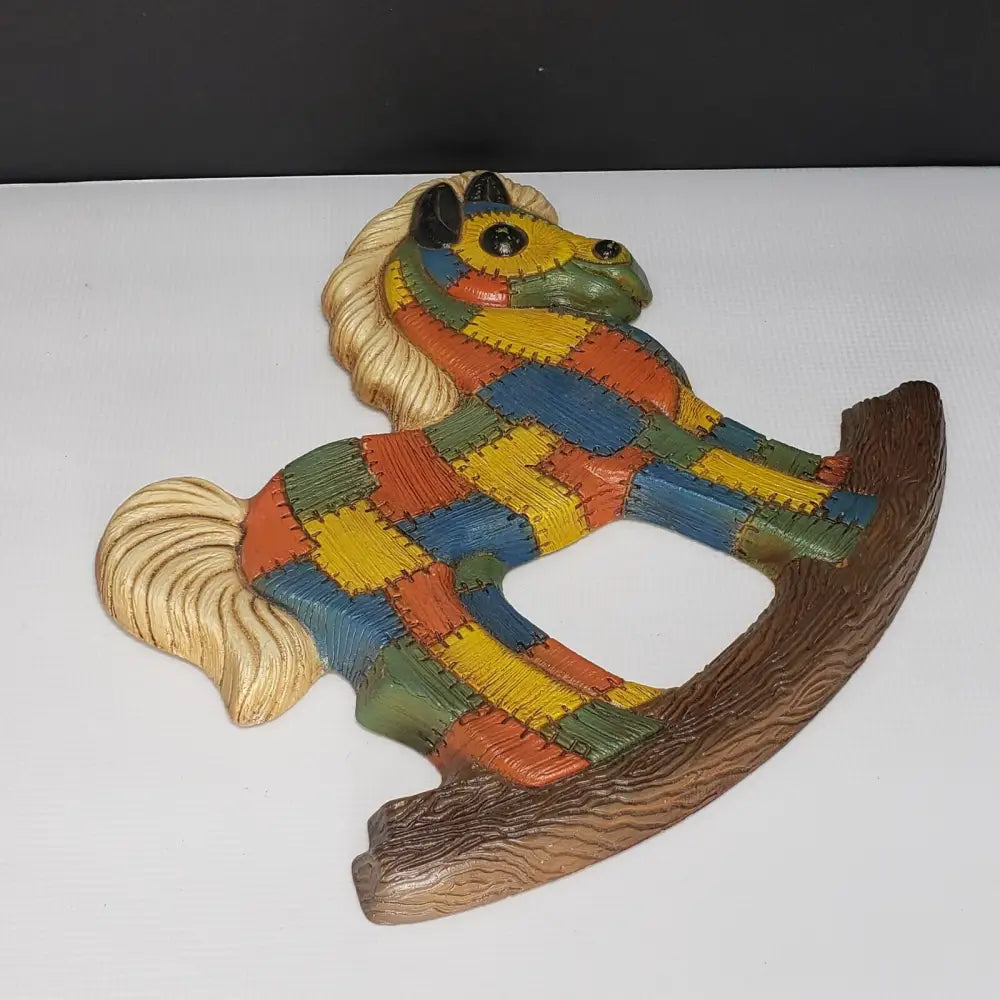 Foam Craft Patchwork Rocking Horse Vintage Decor