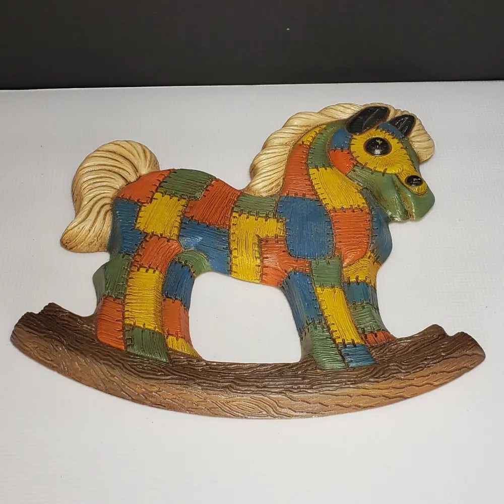 Foam Craft Patchwork Rocking Horse Vintage Decor