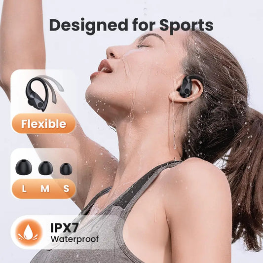 Foycoy Wireless Earbuds Bluetooth Headphones 90Hrs Playtime Ear Buds Ipx7 Waterproof Sports