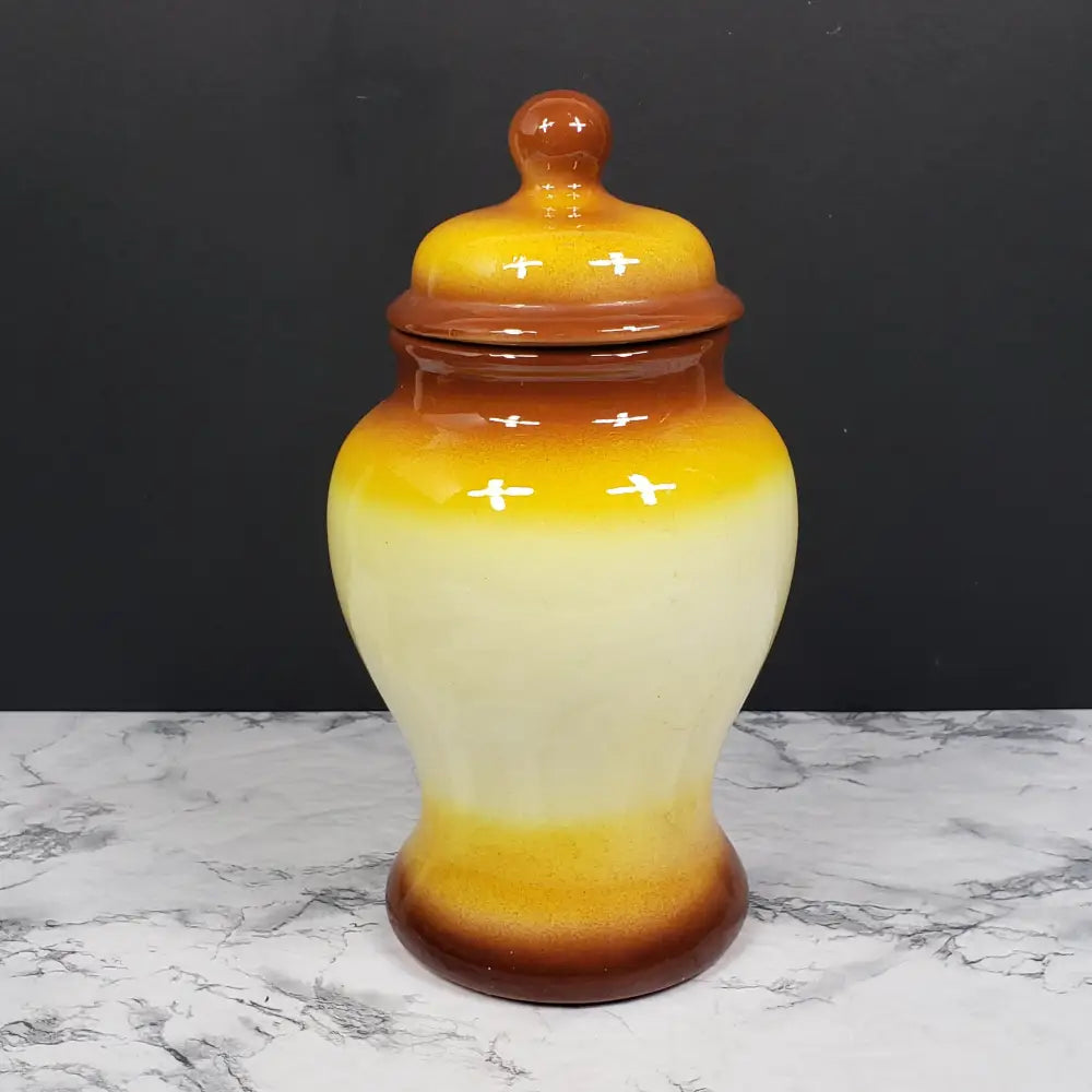 Ginger Jar Style Canister Vintage Collectibles