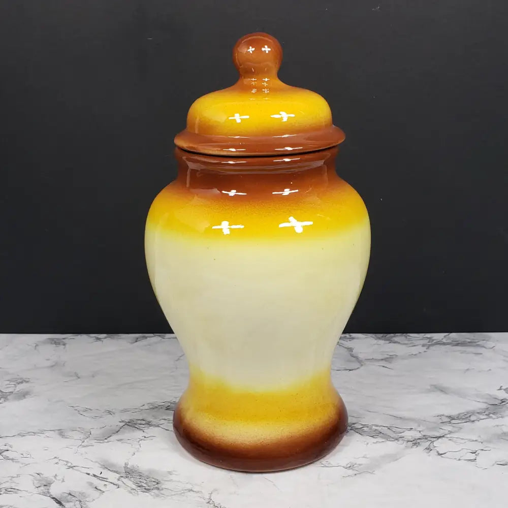 Ginger Jar Style Canister Vintage Collectibles