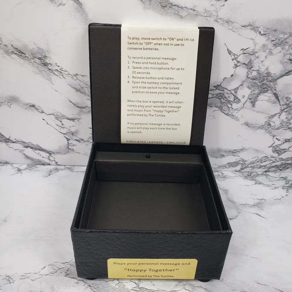 Hallmark Recordable Gift Box So Happy Together Decor