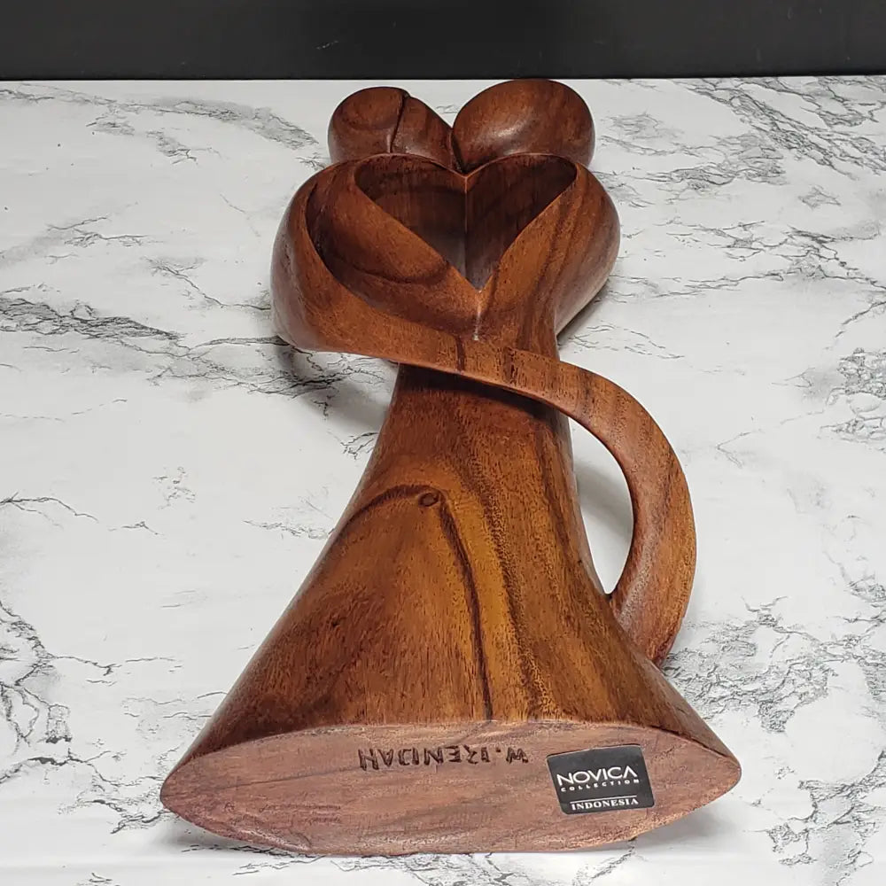 Hand Carved Novica Wooden Sculpture Decor