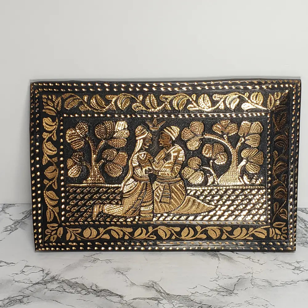 Handmade Brass Marriage Wall Decor (Vintage)