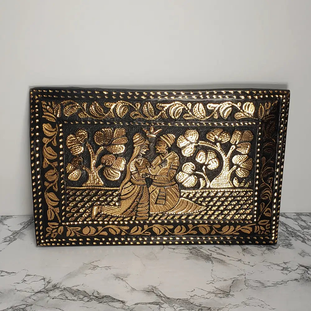 Handmade Brass Marriage Wall Decor (Vintage)