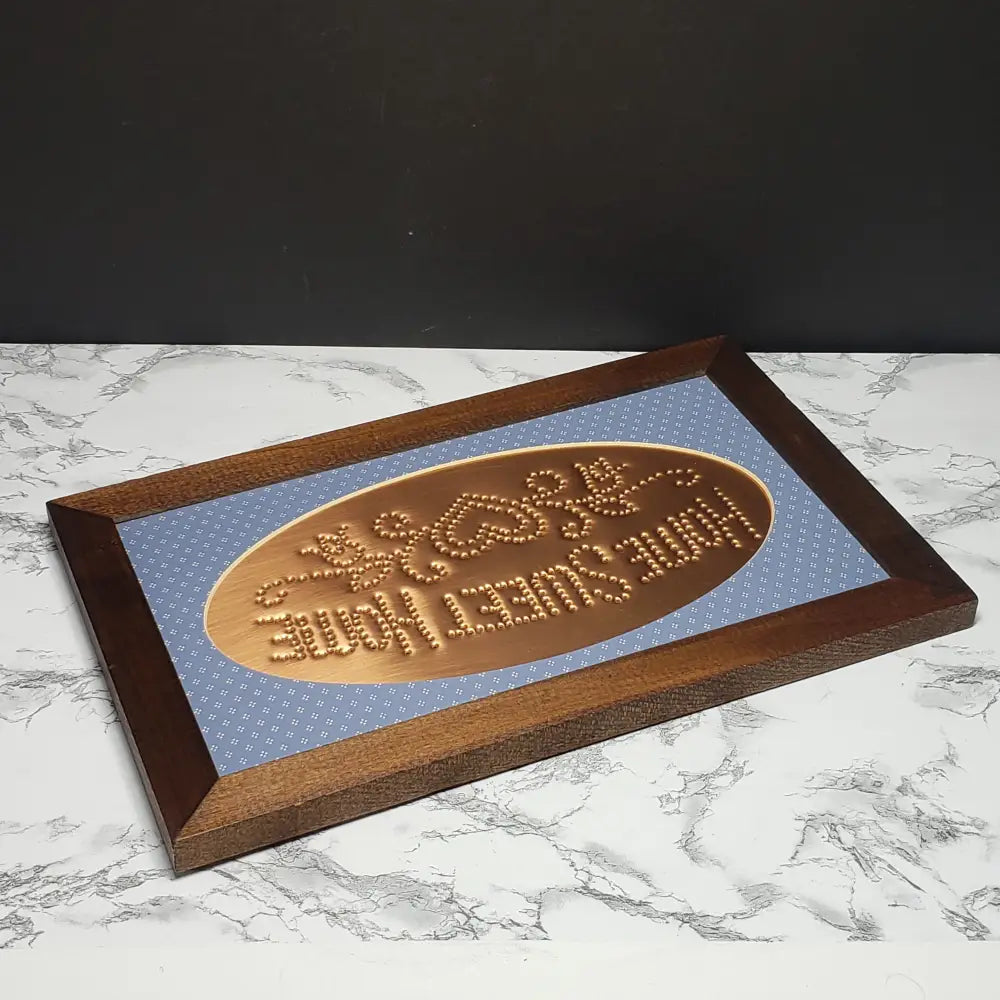 Handmade Home Sweet Copper Framed Matted Wall Decor (Vintage)
