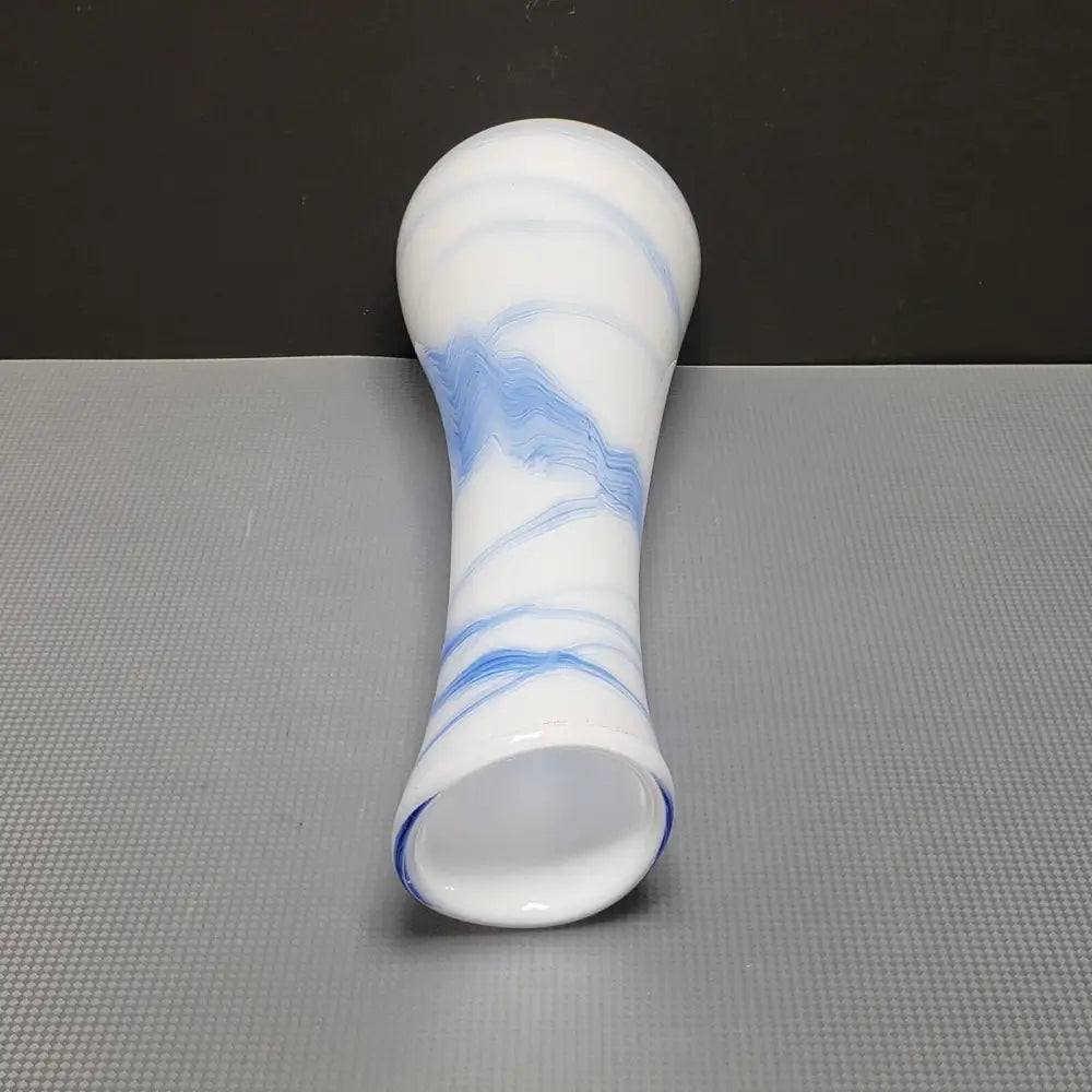 Handmade Signed Blown Cased Glass Vase - Decor