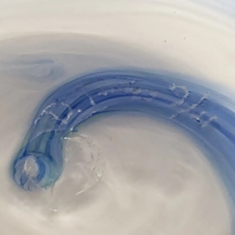 Handmade Signed Blown Cased Glass Vase - Decor