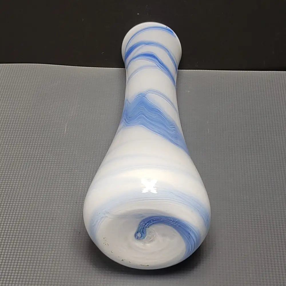 Handmade Signed Blown Cased Glass Vase - Decor