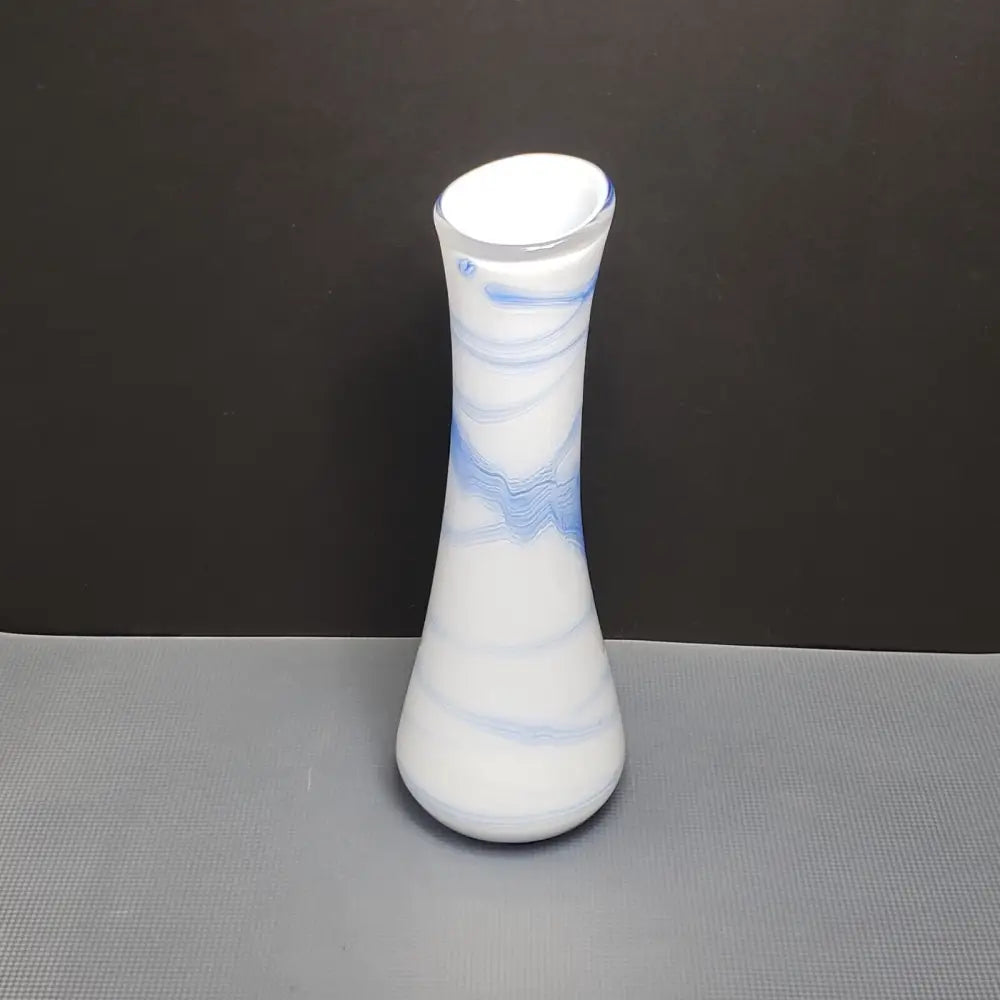 Handmade Signed Blown Cased Glass Vase - Decor