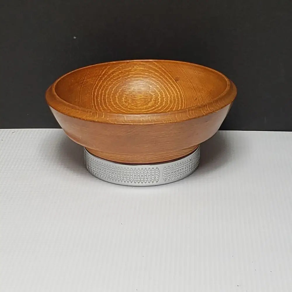 Hellerware Wood & Chrome Salad Set Vintage - Decor